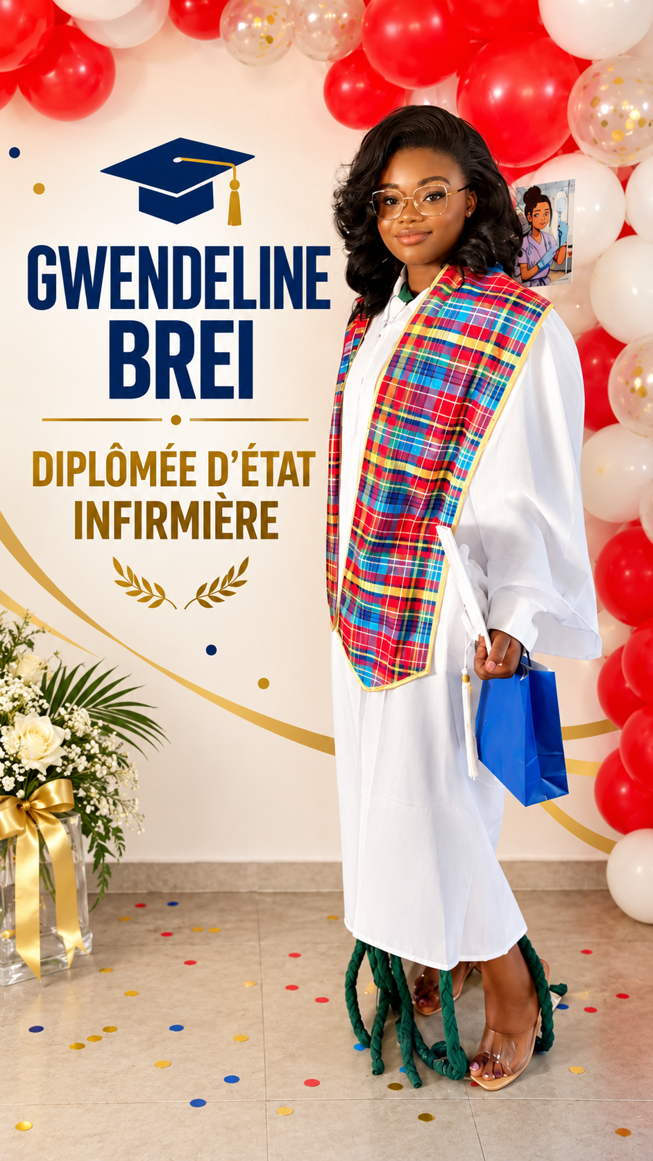 Grand-Santi : Gwendeline Brei devient infirmière après trois années d’études